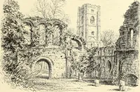 An illustration from The ruined abbeys of Yorkshire (1883)