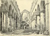 An illustration from The ruined abbeys of Yorkshire (1883)