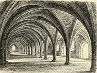 An illustration from The ruined abbeys of Yorkshire (1883)