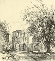 An illustration from The ruined abbeys of Yorkshire (1883)