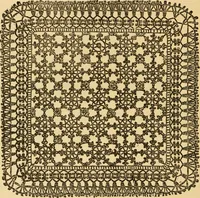 An illustration from Rules and directions for the use of Finlayson, Bousfield & co.'s real Scotch linen crochet thread .. (1886)
