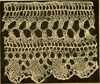 An illustration from Rules and directions for the use of Finlayson, Bousfield & co.'s real Scotch linen crochet thread .. (1886)