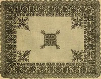 An illustration from Rules and directions for the use of Finlayson, Bousfield & co.'s real Scotch linen crochet thread .. (1886)