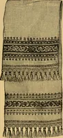 An illustration from Rules and directions for the use of Finlayson, Bousfield & co.'s real Scotch linen crochet thread .. (1886)