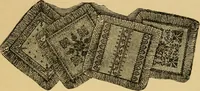 An illustration from Rules and directions for the use of Finlayson, Bousfield & co.'s real Scotch linen crochet thread .. (1886)