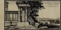 An illustration from Rules and examples of perspective, proper for painters and architects, etc. In English and Latin ... by .. (1707)