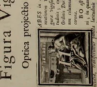 An illustration from Rules and examples of perspective, proper for painters and architects, etc. In English and Latin ... by .. (1707)