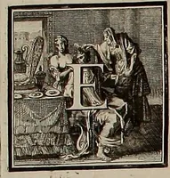 An illustration from Rules and examples of perspective, proper for painters and architects, etc. In English and Latin ... by .. (1707)