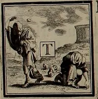 An illustration from Rules and examples of perspective, proper for painters and architects, etc. In English and Latin ... by .. (1707)
