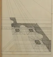 An illustration from Rules and examples of perspective, proper for painters and architects, etc. In English and Latin ... by .. (1707)