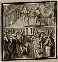 An illustration from Rules and examples of perspective, proper for painters and architects, etc. In English and Latin ... by .. (1707)