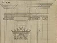 An illustration from Rules and examples of perspective, proper for painters and architects, etc. In English and Latin ... by .. (1707)