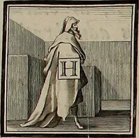 An illustration from Rules and examples of perspective, proper for painters and architects, etc. In English and Latin ... by .. (1707)