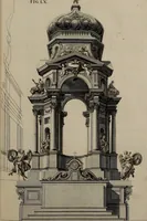 An illustration from Rules and examples of perspective, proper for painters and architects, etc. In English and Latin ... by .. (1707)