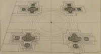 An illustration from Rules and examples of perspective, proper for painters and architects, etc. In English and Latin ... by .. (1707)