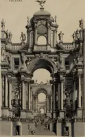 An illustration from Rules and examples of perspective, proper for painters and architects, etc. In English and Latin ... by .. (1707)