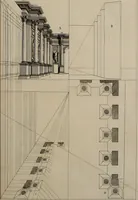 An illustration from Rules and examples of perspective, proper for painters and architects, etc. In English and Latin ... by .. (1707)
