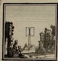 An illustration from Rules and examples of perspective, proper for painters and architects, etc. In English and Latin ... by .. (1707)