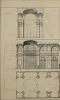 An illustration from Rules and examples of perspective, proper for painters and architects, etc. In English and Latin ... by .. (1707)