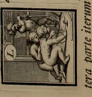 An illustration from Rules and examples of perspective, proper for painters and architects, etc. In English and Latin ... by .. (1707)
