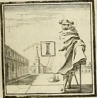 Picture 104 of 287 from Rules and examples of perspective proper for painters and architects, etc. in English and Latin :‡bcontaining a most easie and expeditious method to delineate in perspective all designs relating to architecture, after a new manner, wholly free from the confusion of occult lines /‡cby that great master thereof, Andrea Pozzo, Soc. Jef. engraven in 105 ample folio plates, and adorn'd with 200 initial letters to the explanatory discourses ; printed from copper-plates ony best paper by John Sturt ; done into English from the original printed at Rome 1693 in Lat. and Ital. by Mr John James of Greenwich (1693), leaf 136
