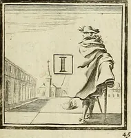 Picture 135 of 287 from Rules and examples of perspective proper for painters and architects, etc. in English and Latin :‡bcontaining a most easie and expeditious method to delineate in perspective all designs relating to architecture, after a new manner, wholly free from the confusion of occult lines /‡cby that great master thereof, Andrea Pozzo, Soc. Jef. engraven in 105 ample folio plates, and adorn'd with 200 initial letters to the explanatory discourses ; printed from copper-plates ony best paper by John Sturt ; done into English from the original printed at Rome 1693 in Lat. and Ital. by Mr John James of Greenwich (1693), leaf 166