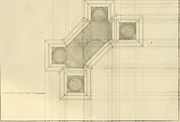 Picture 157 of 287 from Rules and examples of perspective proper for painters and architects, etc. in English and Latin :‡bcontaining a most easie and expeditious method to delineate in perspective all designs relating to architecture, after a new manner, wholly free from the confusion of occult lines /‡cby that great master thereof, Andrea Pozzo, Soc. Jef. engraven in 105 ample folio plates, and adorn'd with 200 initial letters to the explanatory discourses ; printed from copper-plates ony best paper by John Sturt ; done into English from the original printed at Rome 1693 in Lat. and Ital. by Mr John James of Greenwich (1693), leaf 192