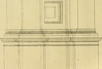 Picture 159 of 287 from Rules and examples of perspective proper for painters and architects, etc. in English and Latin :‡bcontaining a most easie and expeditious method to delineate in perspective all designs relating to architecture, after a new manner, wholly free from the confusion of occult lines /‡cby that great master thereof, Andrea Pozzo, Soc. Jef. engraven in 105 ample folio plates, and adorn'd with 200 initial letters to the explanatory discourses ; printed from copper-plates ony best paper by John Sturt ; done into English from the original printed at Rome 1693 in Lat. and Ital. by Mr John James of Greenwich (1693), leaf 195