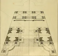 Picture 205 of 287 from Rules and examples of perspective proper for painters and architects, etc. in English and Latin :‡bcontaining a most easie and expeditious method to delineate in perspective all designs relating to architecture, after a new manner, wholly free from the confusion of occult lines /‡cby that great master thereof, Andrea Pozzo, Soc. Jef. engraven in 105 ample folio plates, and adorn'd with 200 initial letters to the explanatory discourses ; printed from copper-plates ony best paper by John Sturt ; done into English from the original printed at Rome 1693 in Lat. and Ital. by Mr John James of Greenwich (1693), leaf 237