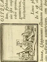 An illustration from Rules and examples of perspective proper for painters and architects, etc. in English and Latin :‡bcontaining a most easie and expeditious method to delineate in perspective all designs relating to architecture, after a new manner, wholly free from the confusion of occult lines /‡cby that great master thereof, Andrea Pozzo, Soc. Jef. engraven in 105 ample folio plates, and adorn'd with 200 initial letters to the explanatory discourses ; printed from copper-plates ony best paper by John Sturt ; done into English from the original printed at Rome 1693 in Lat. and Ital. by Mr John James of Greenwich (1693)