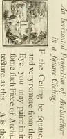 Picture 260 of 287 from Rules and examples of perspective proper for painters and architects, etc. in English and Latin :‡bcontaining a most easie and expeditious method to delineate in perspective all designs relating to architecture, after a new manner, wholly free from the confusion of occult lines /‡cby that great master thereof, Andrea Pozzo, Soc. Jef. engraven in 105 ample folio plates, and adorn'd with 200 initial letters to the explanatory discourses ; printed from copper-plates ony best paper by John Sturt ; done into English from the original printed at Rome 1693 in Lat. and Ital. by Mr John James of Greenwich (1693), leaf 298