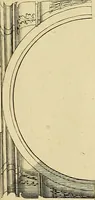An illustration from Rules and examples of perspective proper for painters and architects, etc. in English and Latin :‡bcontaining a most easie and expeditious method to delineate in perspective all designs relating to architecture, after a new manner, wholly free from the confusion of occult lines /‡cby that great master thereof, Andrea Pozzo, Soc. Jef. engraven in 105 ample folio plates, and adorn'd with 200 initial letters to the explanatory discourses ; printed from copper-plates ony best paper by John Sturt ; done into English from the original printed at Rome 1693 in Lat. and Ital. by Mr John James of Greenwich (1693)