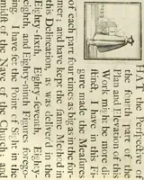 An illustration from Rules and examples of perspective proper for painters and architects, etc. in English and Latin :‡bcontaining a most easie and expeditious method to delineate in perspective all designs relating to architecture, after a new manner, wholly free from the confusion of occult lines /‡cby that great master thereof, Andrea Pozzo, Soc. Jef. engraven in 105 ample folio plates, and adorn'd with 200 initial letters to the explanatory discourses ; printed from copper-plates ony best paper by John Sturt ; done into English from the original printed at Rome 1693 in Lat. and Ital. by Mr John James of Greenwich (1693)