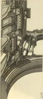 An illustration from Rules and examples of perspective proper for painters and architects, etc. in English and Latin :‡bcontaining a most easie and expeditious method to delineate in perspective all designs relating to architecture, after a new manner, wholly free from the confusion of occult lines /‡cby that great master thereof, Andrea Pozzo, Soc. Jef. engraven in 105 ample folio plates, and adorn'd with 200 initial letters to the explanatory discourses ; printed from copper-plates ony best paper by John Sturt ; done into English from the original printed at Rome 1693 in Lat. and Ital. by Mr John James of Greenwich (1693)