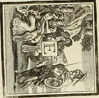 An illustration from Rules and examples of perspective proper for painters and architects, etc. in English and Latin :‡bcontaining a most easie and expeditious method to delineate in perspective all designs relating to architecture, after a new manner, wholly free from the confusion of occult lines /‡cby that great master thereof, Andrea Pozzo, Soc. Jef. engraven in 105 ample folio plates, and adorn'd with 200 initial letters to the explanatory discourses ; printed from copper-plates ony best paper by John Sturt ; done into English from the original printed at Rome 1693 in Lat. and Ital. by Mr John James of Greenwich (1693)
