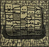 An illustration from Runir [in Runic characters], seu, Danica literatura antiqvissima (1651)
