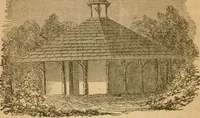 An illustration from Rural architecture : being a complete description of farm houses, cottages and out buildings ... together with lawns, pleasure grounds and parks; the flower, fruit and vegetable gardens : also, useful and ornamental domestic animals for the country resident ... also, the best method of conducting water into cattle yards and houses (1860)