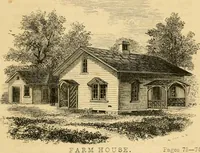 Picture 2 of 47 from Rural architecture : being a complete description of farm houses, cottages and out buildings ... together with lawns, pleasure grounds and parks; the flower, fruit and vegetable gardens : also, useful and ornamental domestic animals for the country resident ... also, the best method of conducting water into cattle yards and houses (1860), leaf 84