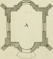 An illustration from Rural architecture in the Gothick taste : being twenty new designs, for temples, garden-seats, summer-houses, lodges, terminies, piers, &c. : on sixteen copper plates : with instructions to workmen, and hints where with most advantage to be erected (1752)