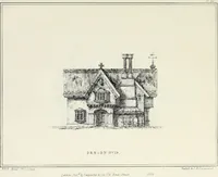 An illustration from Rural architecture : being a series of designs for ornamental cottages (1828)