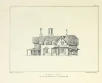 An illustration from Rural architecture : being a series of designs for ornamental cottages (1828)