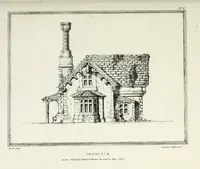 An illustration from Rural architecture : being a series of designs for ornamental cottages (1828)