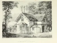 An illustration from Rural architecture : being a series of designs for ornamental cottages (1828)