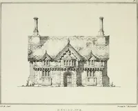 An illustration from Rural architecture : being a series of designs for ornamental cottages (1828)