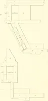 An illustration from Rural architecture: consisting of classic dwellings, Doric, Ionic, Corinthian and Gothic, and details connected with each of the orders; embracing plans, elevations parallel and perspective, specifications, estimates, framing, etc. for private houses and churches. Designed for the United States of America (1843)