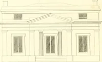 Picture 23 of 52 from Rural architecture: consisting of classic dwellings, Doric, Ionic, Corinthian and Gothic, and details connected with each of the orders; embracing plans, elevations parallel and perspective, specifications, estimates, framing, etc. for private houses and churches. Designed for the United States of America (1843), leaf 163