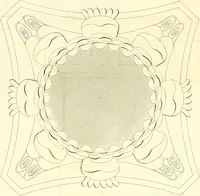 An illustration from Rural architecture: consisting of classic dwellings, Doric, Ionic, Corinthian and Gothic, and details connected with each of the orders; embracing plans, elevations parallel and perspective, specifications, estimates, framing, etc. for private houses and churches. Designed for the United States of America (1843)