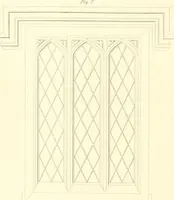 An illustration from Rural architecture: consisting of classic dwellings, Doric, Ionic, Corinthian and Gothic, and details connected with each of the orders; embracing plans, elevations parallel and perspective, specifications, estimates, framing, etc. for private houses and churches. Designed for the United States of America (1843)