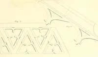 An illustration from Rural architecture: consisting of classic dwellings, Doric, Ionic, Corinthian and Gothic, and details connected with each of the orders; embracing plans, elevations parallel and perspective, specifications, estimates, framing, etc. for private houses and churches. Designed for the United States of America (1843)