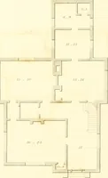 An illustration from Rural architecture: consisting of classic dwellings, Doric, Ionic, Corinthian and Gothic, and details connected with each of the orders; embracing plans, elevations parallel and perspective, specifications, estimates, framing, etc. for private houses and churches. Designed for the United States of America (1843)